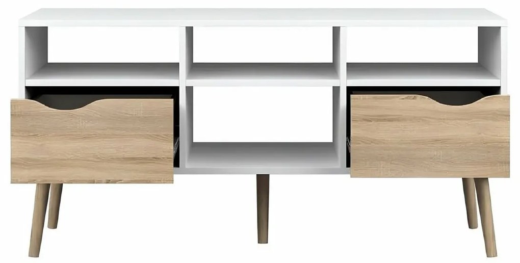 Măsuță TV OSLO 75391, albă