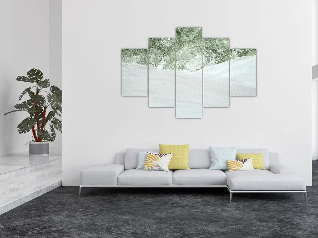 Abstract din pensule (150x105 cm)