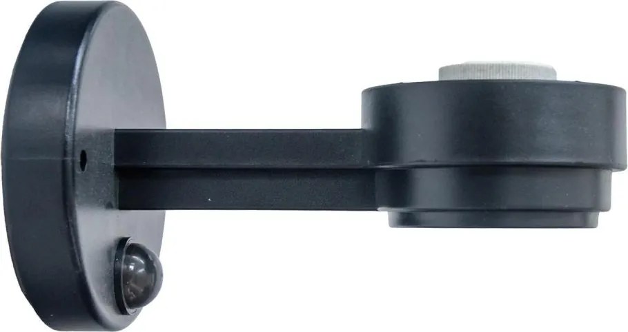 BRILAGI - Braț de perete exterior cu senzor HARBOR ISLAND 1xE27/40W/230V IP33 negru