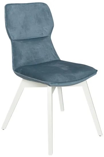 Set Masa Rotunda Cu 6 Scaune Demi New, Alb Si Natur