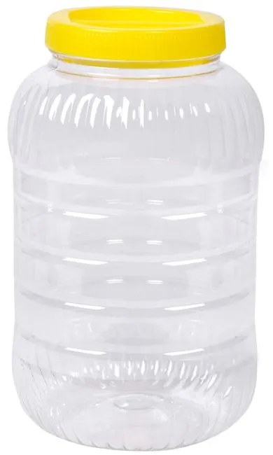 Recipient din plastic transparent, 11x27 cm 5L