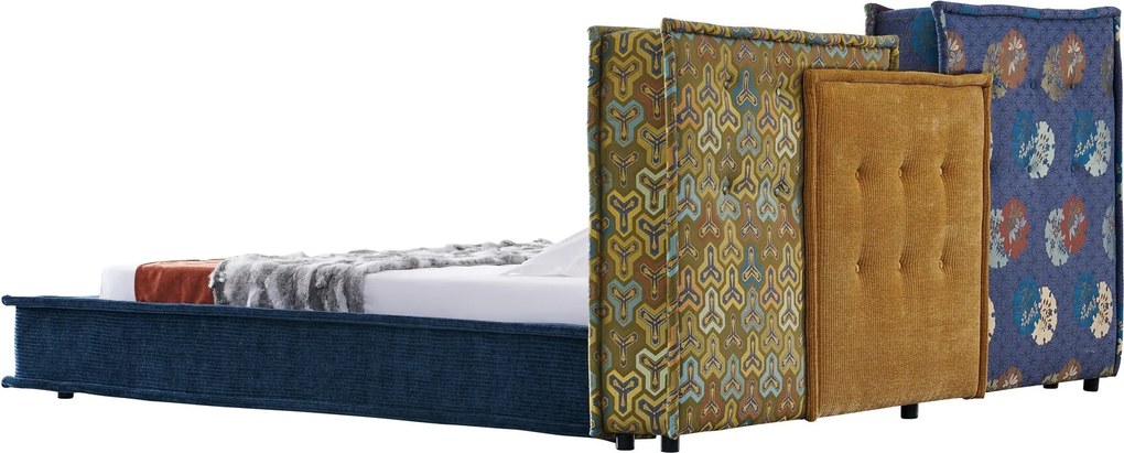 Pat dormitor dumonde, tapitat Odyssey 180x200 cm