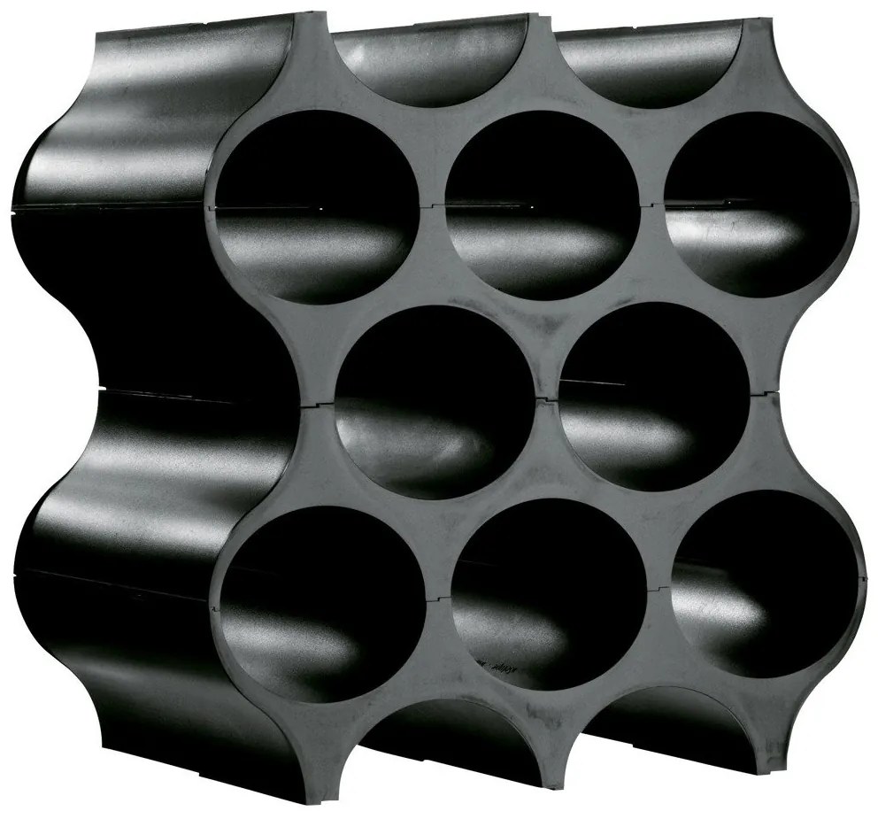 Suport pentru sticle SET-UP, KOZIOL, negru