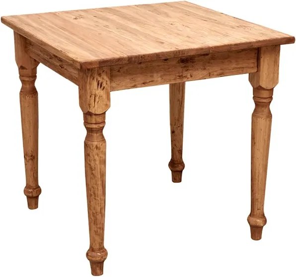 Masa fixa, L80 80 H78 cm, lemn Masiv