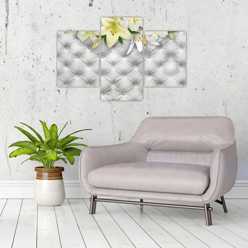 Tablou cu flori de crin (90x60 cm)