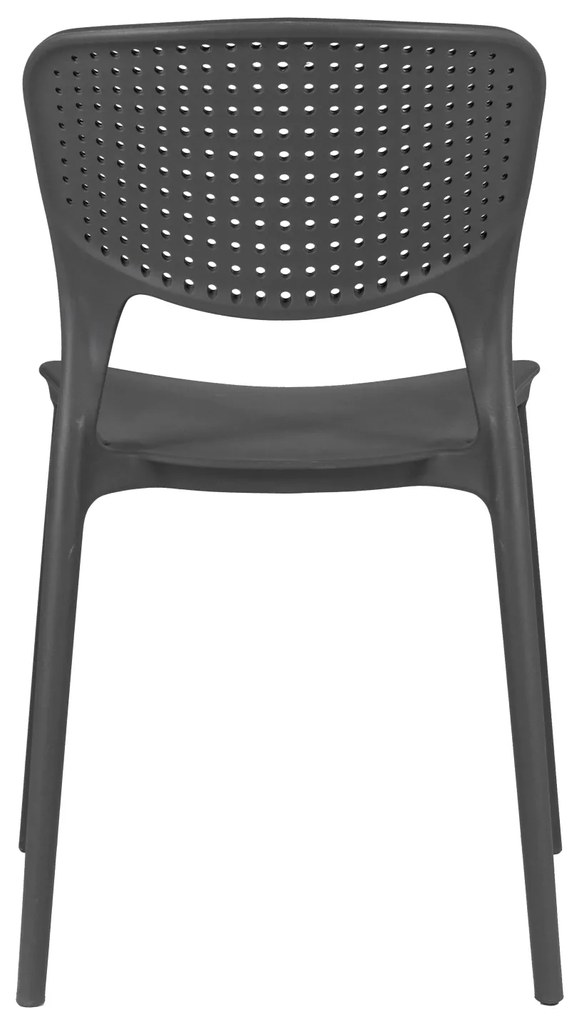 TODO Gri (grafit/antracit) - SCAUN MODERN PENTRU BUCĂTĂRII, GRĂDINI, CAMERE DE CAFEA (FIXE)