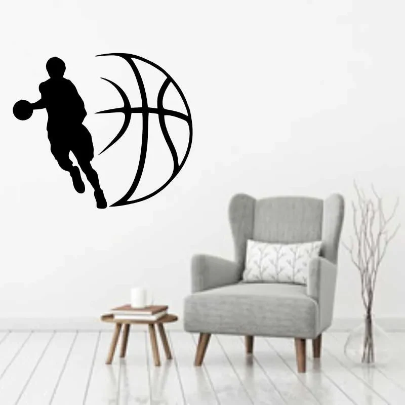 Sticker perete Silueta baschet 2