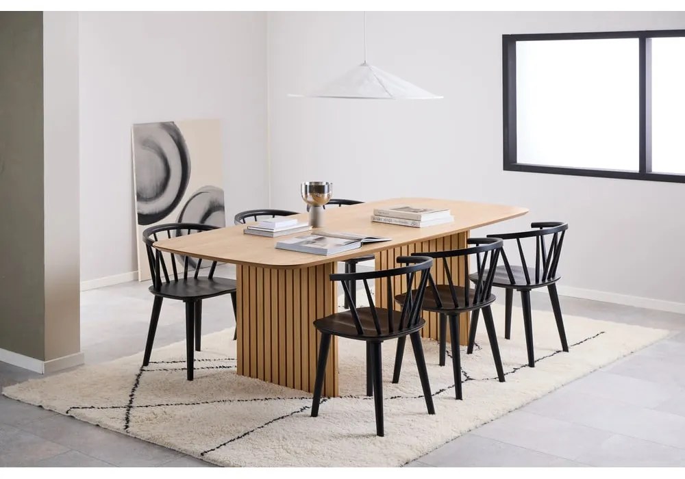 Scaun de dining negru Ida – Actona