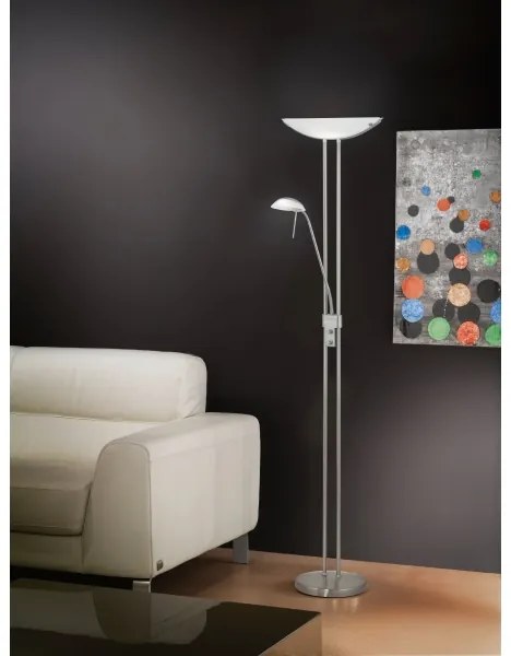Lampadar dimabil EGLO 85971 BAYA 1xR7s/230W+1xG9/33W crom mat