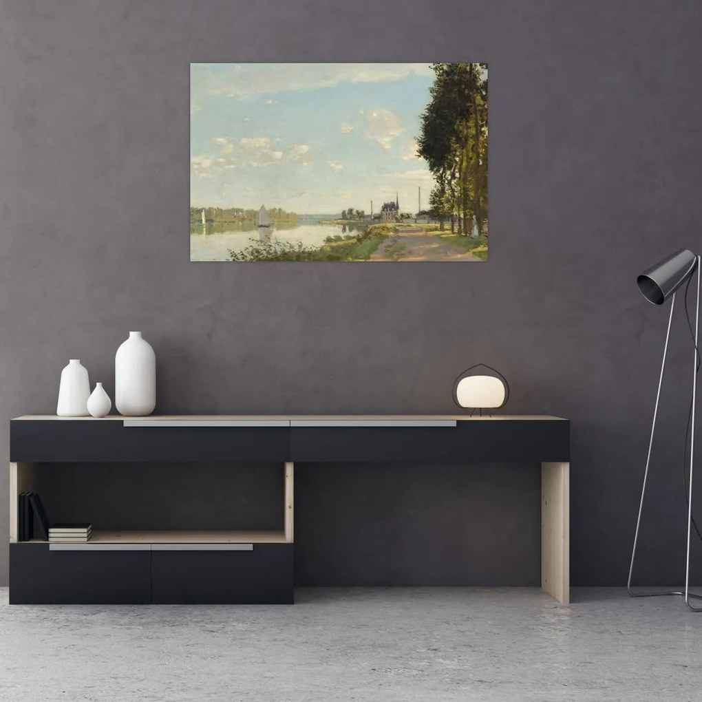 Tablou - Claude Monet, Argenteuil, reproducere (90x60 cm)