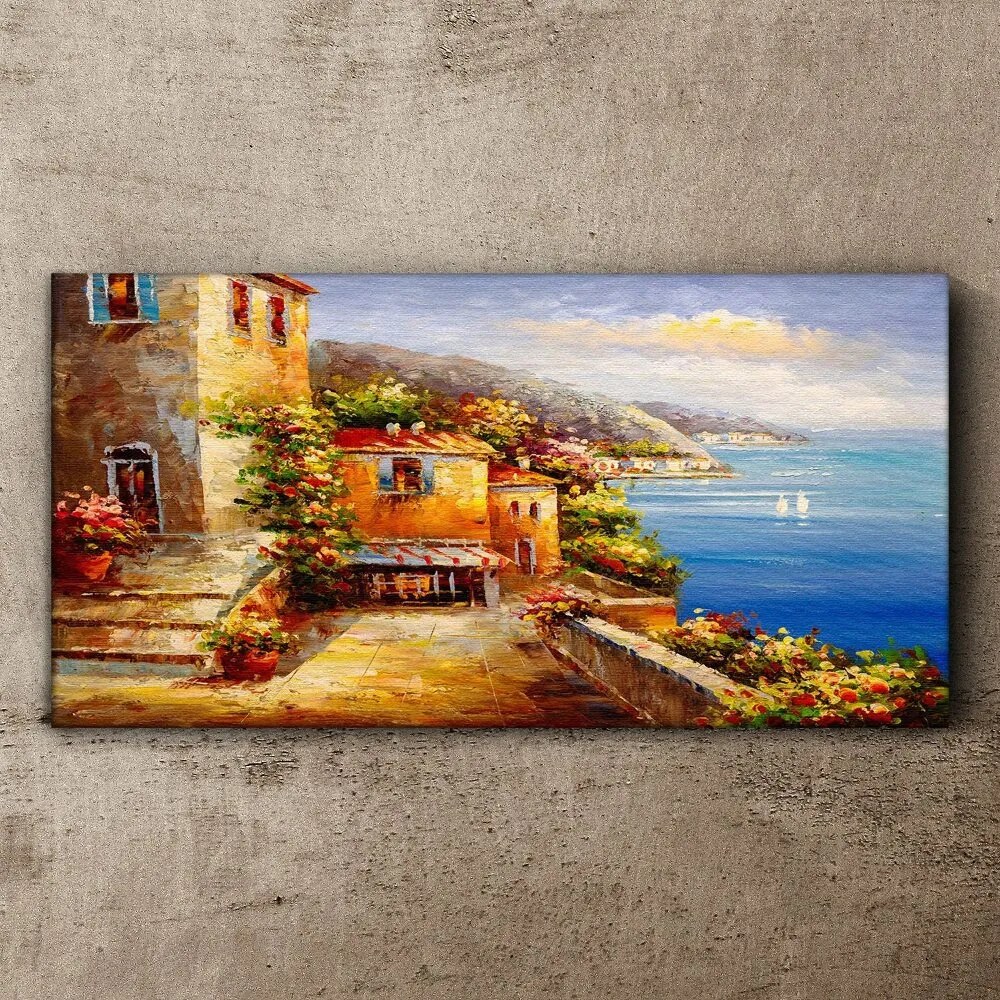 Tablou canvas Oraș Coasta Mării Flori