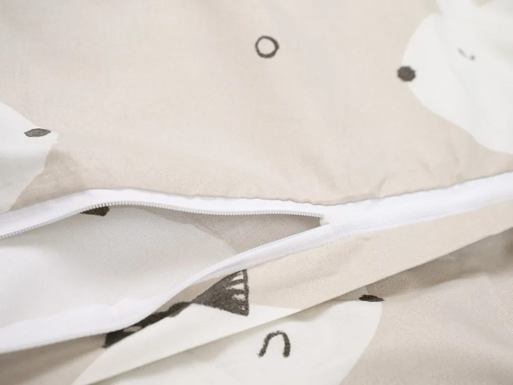 Lenjerie de pat din microfibra WHITE RABBIT, bej Dimensiune lenjerie de pat: 70 x 90 cm | 140 x 220 cm