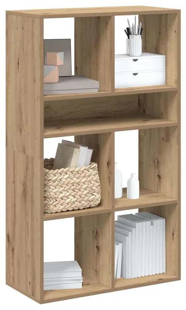 vidaXL Bibliotecă, stejar artizanal, 66x31x112 cm, lemn prelucrat