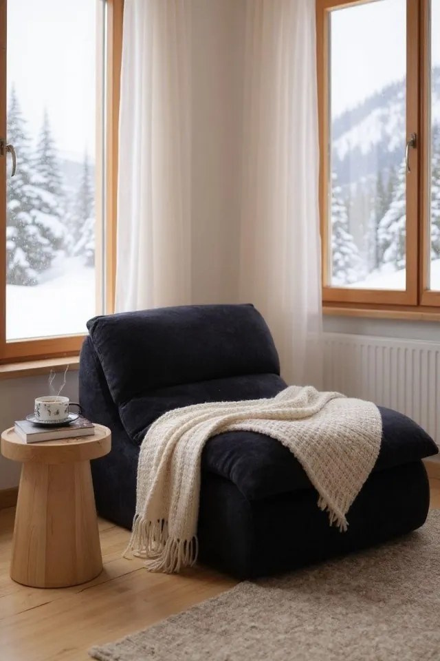 Fotoliu Memory Foam HD Relax | Design Modular | 5 Culori Disponibile | Moises (Culoare: Negru)