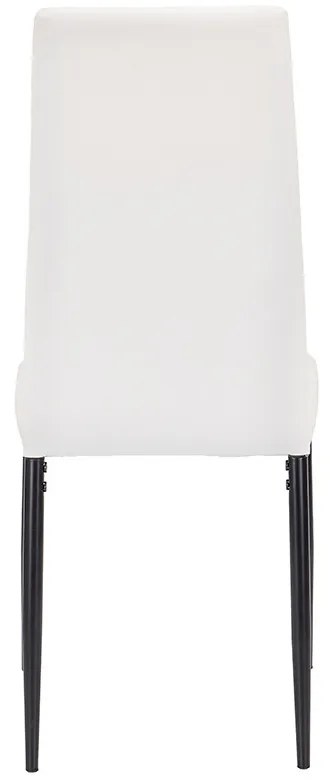 Scaun de masă Tino NOVA în alb și negru