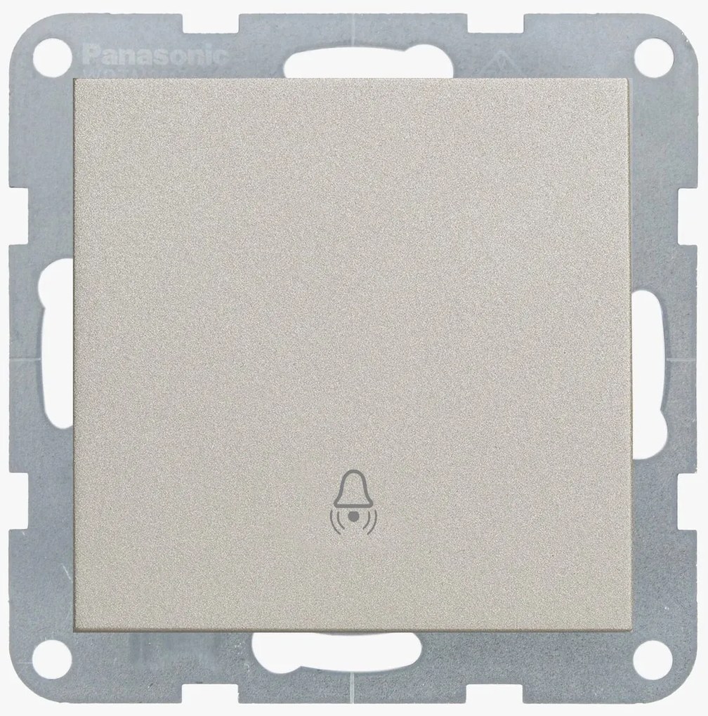 Intrerupator sonerie 10A, IP20, Sandstone, Panasonic Karre Plus 55 Soft Touch