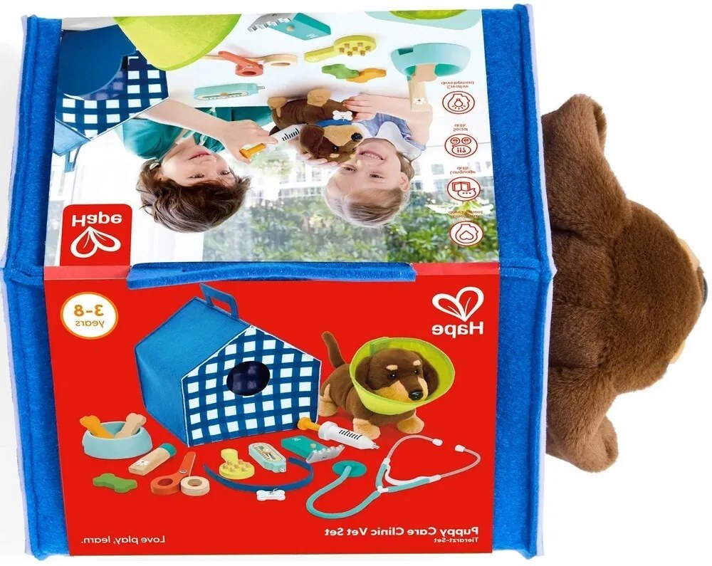 Set de veterinar - îngrijirea cățelușului Hape