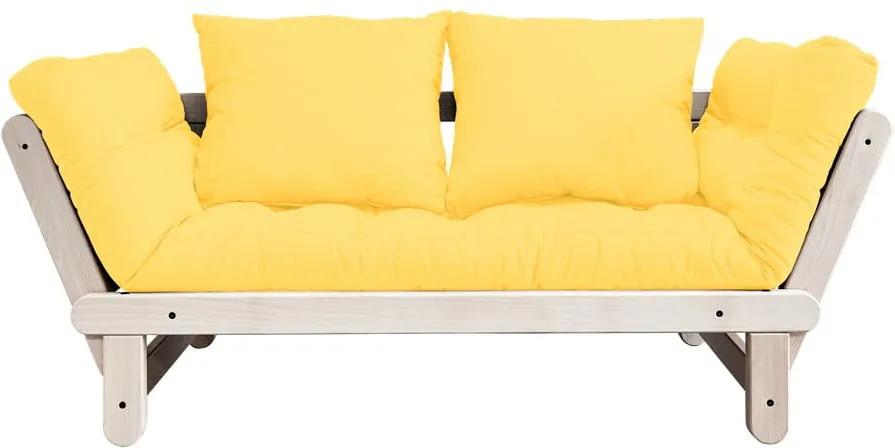 Canapea variabilă Karup Design Beat Natural/Yellow