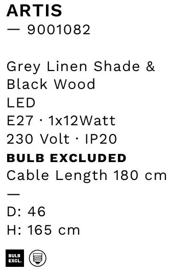 Lampadar, Lampa de podea design modern Artis