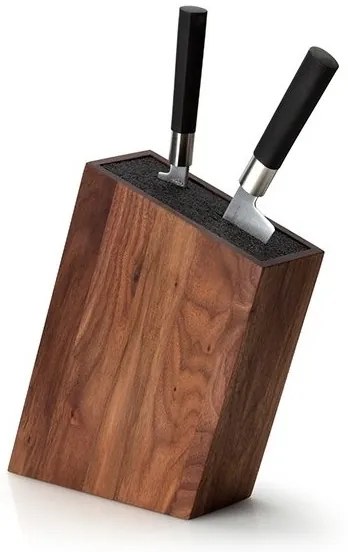 Suport de cuțite 19x28,5 cm nuc Continenta C4250