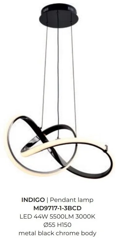 Lustra LED suspendata design modern INDIGO