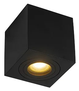 Spotlight modern pătrat pentru baie negru - Capa