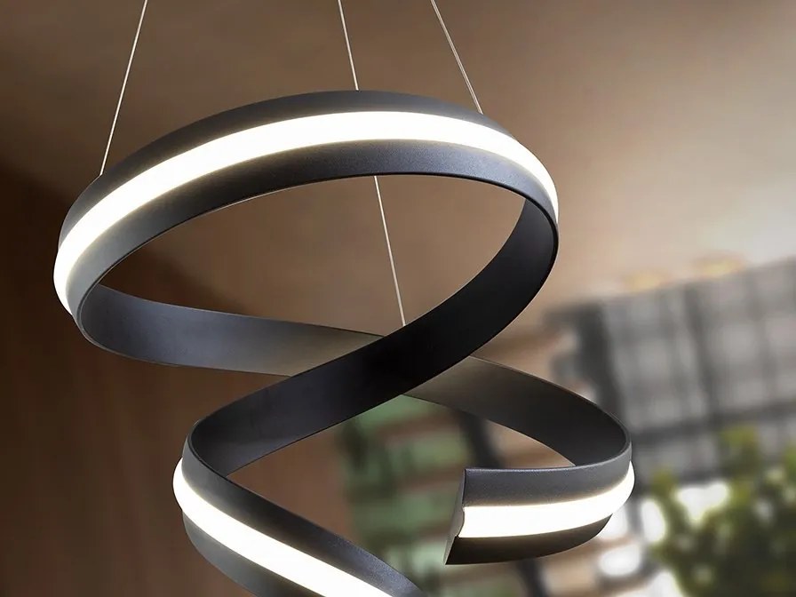 Lustra LED suspendata cu telecomanda Amara