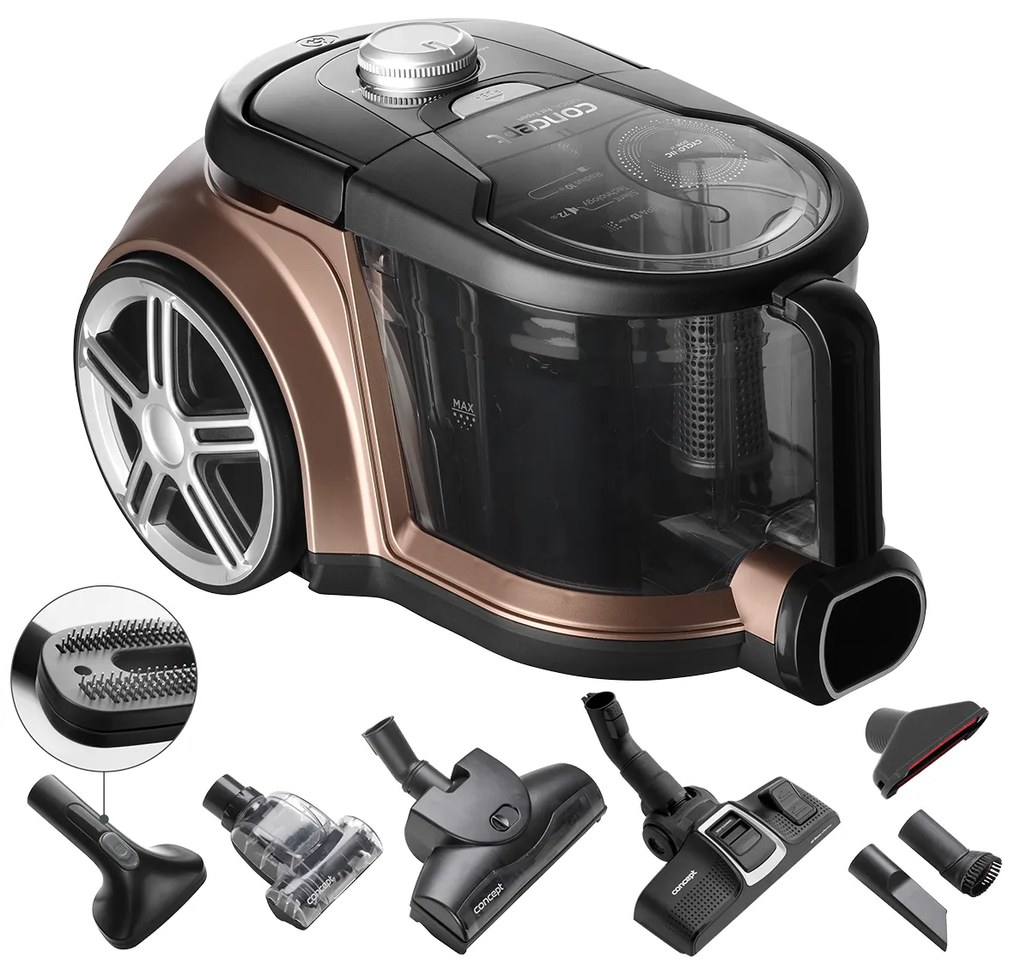 Concept VP5240n aspirator fără sac 4A RADICAL PetExpert, 800 W