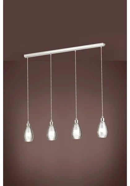 Eglo 39504 - Lustră pe cablu SIRACUSA 4xE27/60W/230V