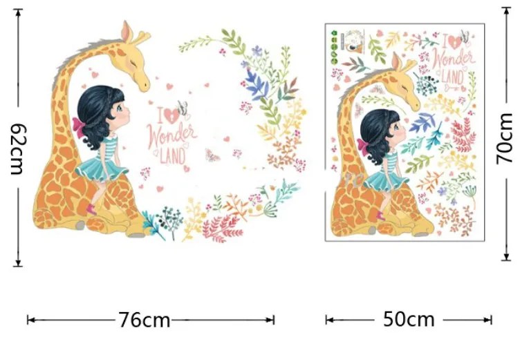 Sticker perete Tara Minunilor