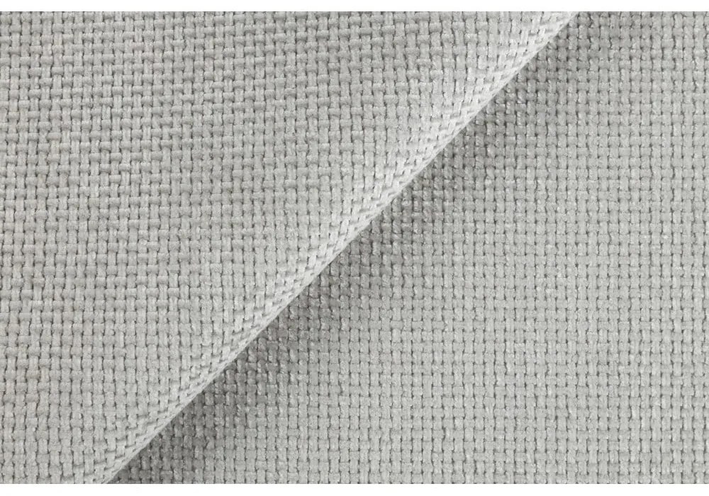 Canapea gri deschis cu tapițerie din chenille 140 cm Freya – Ropez