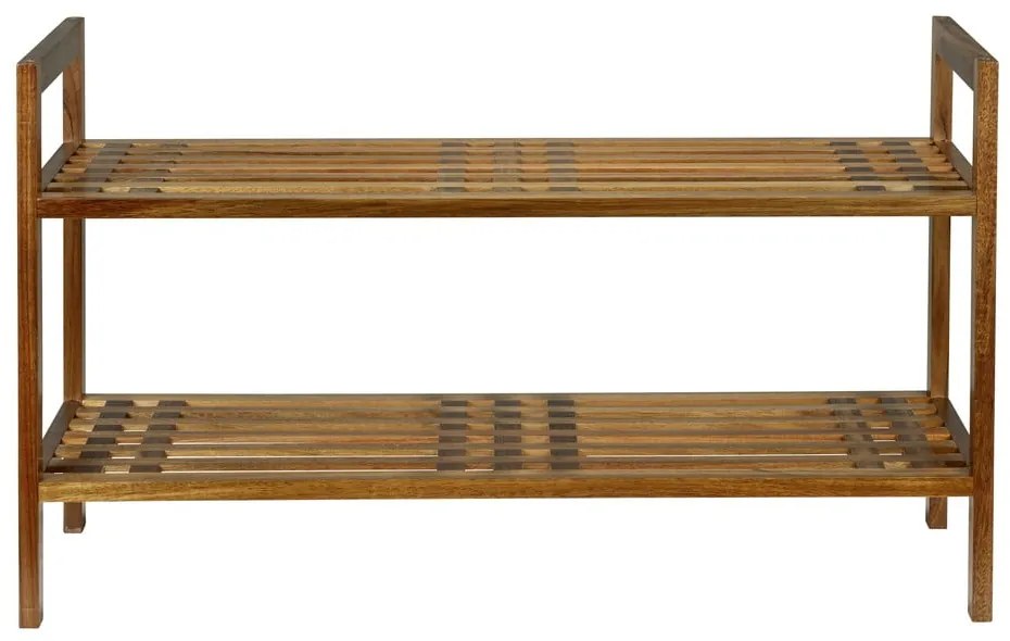 Pantofar în culoare naturală din lemn de acacia 69x40,5x27 cm Fondi – Wenko