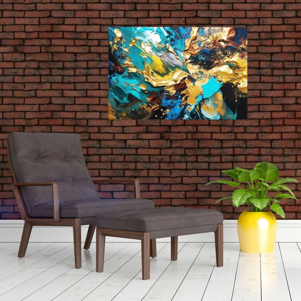 Tablou - Pictură în ulei texturată (90x60 cm)