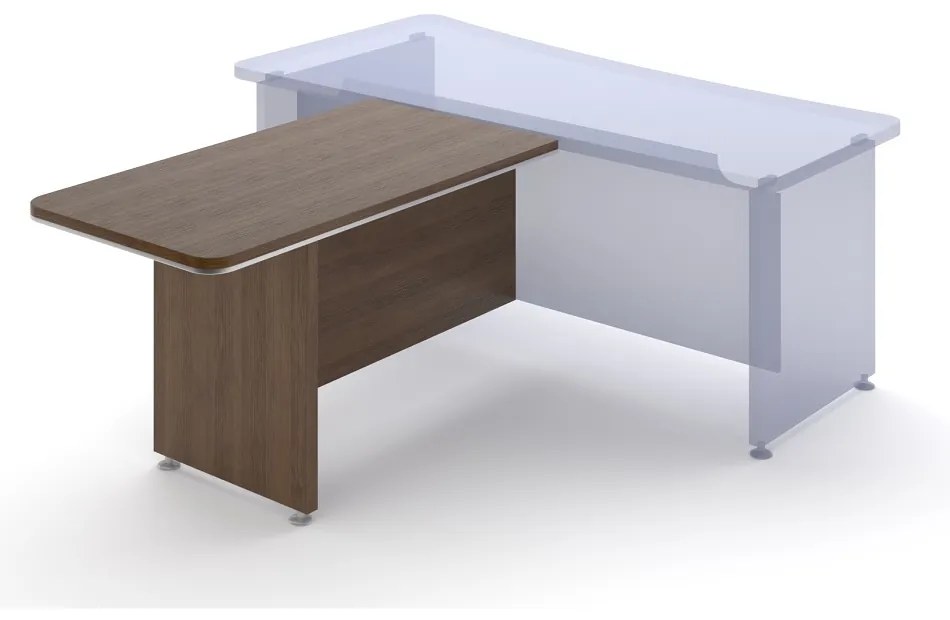 Element executiv TopOffice 130 x 70 cm, stejar charleston