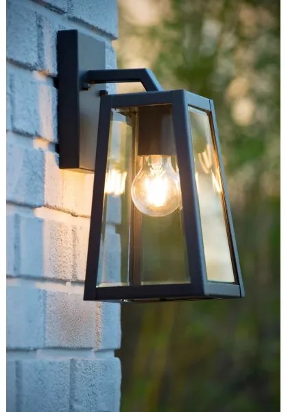 Lucide 29829/01/30 - Aplică perete exterior MATSLOT 1xE27/40W/230V IP23