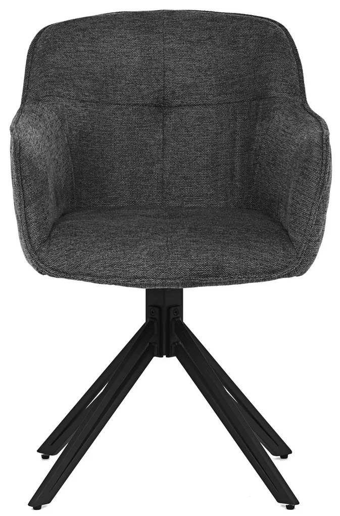 Set de scaune de sufragerie cu mecanism deîntoarcere HC-533 GREY2, 2 buc.