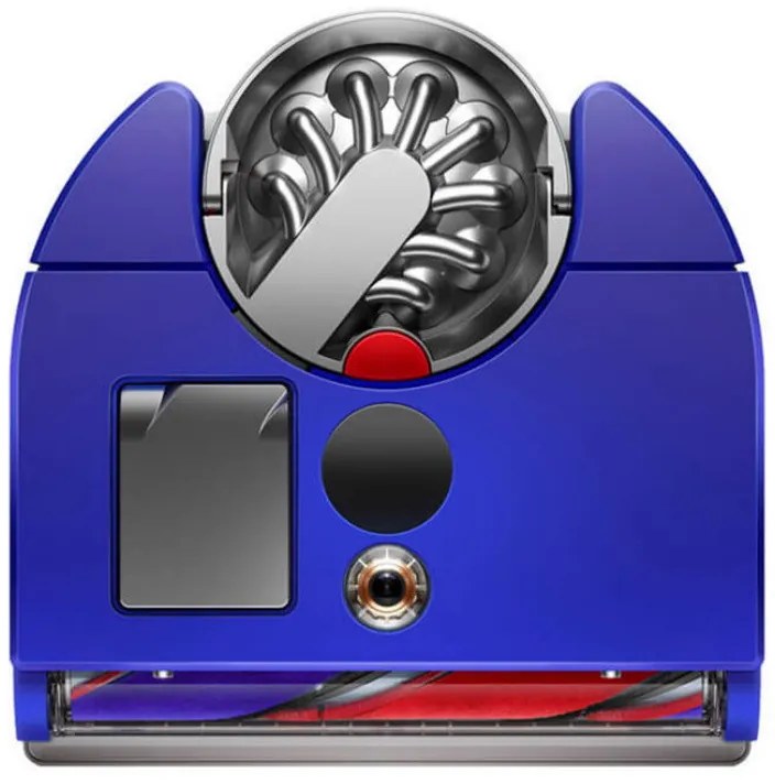 Aspirator robot Aspirator Dyson 360 Vis Nav, 65 AW, 22000 Pa, 110000 rpm, 4 moduri, Navigare vizuală 360°, Hyperdymium, Profil redus, Albastru/Nickel