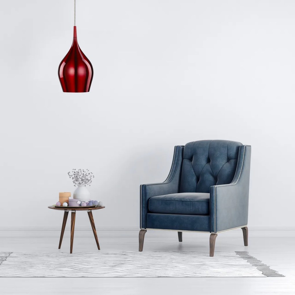 Pendul design modern 12cm Vibrant rosu 6461-12RE SRT
