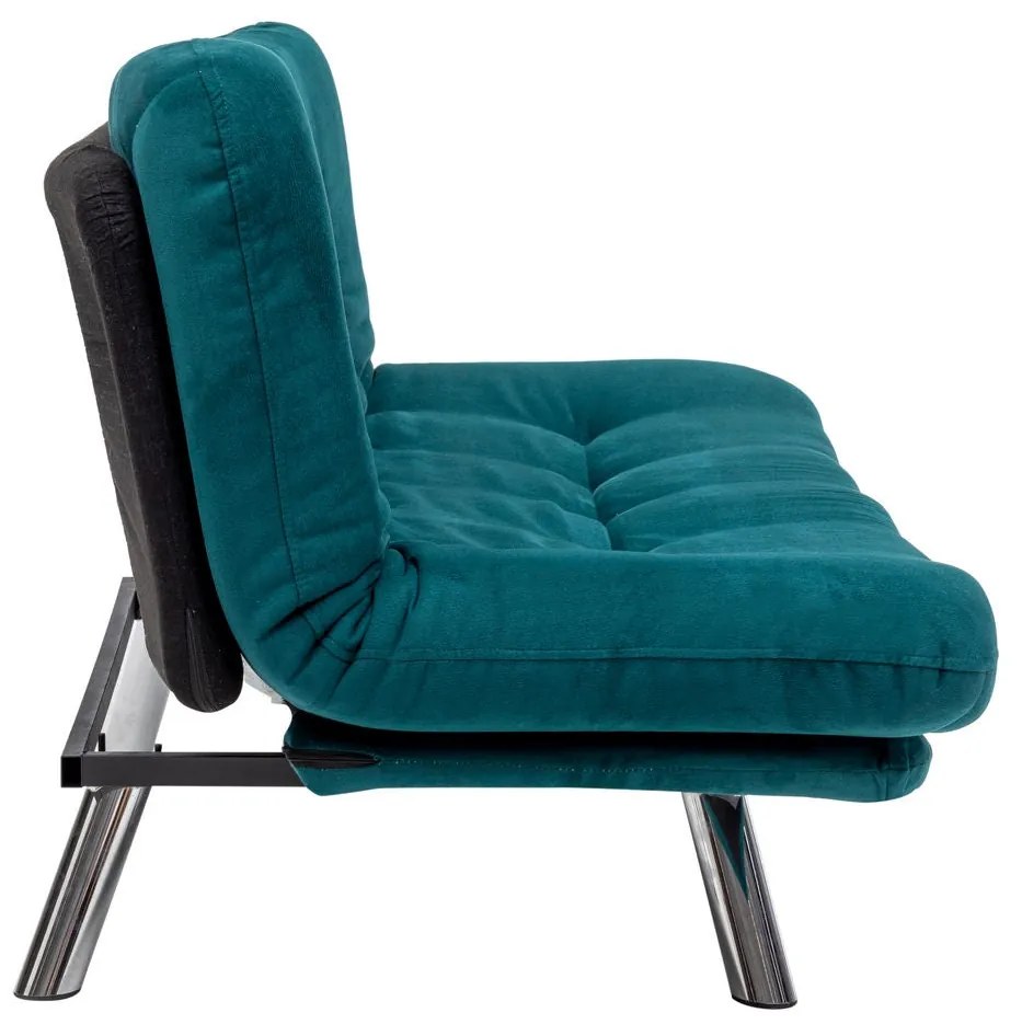 Canapea extensibilă Misa Small Sofabed - Petrol Green