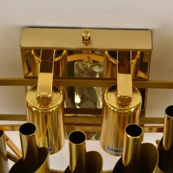 Brilagi - Aplică de perete ECLIPSE 2xE14/10W/230V aurie