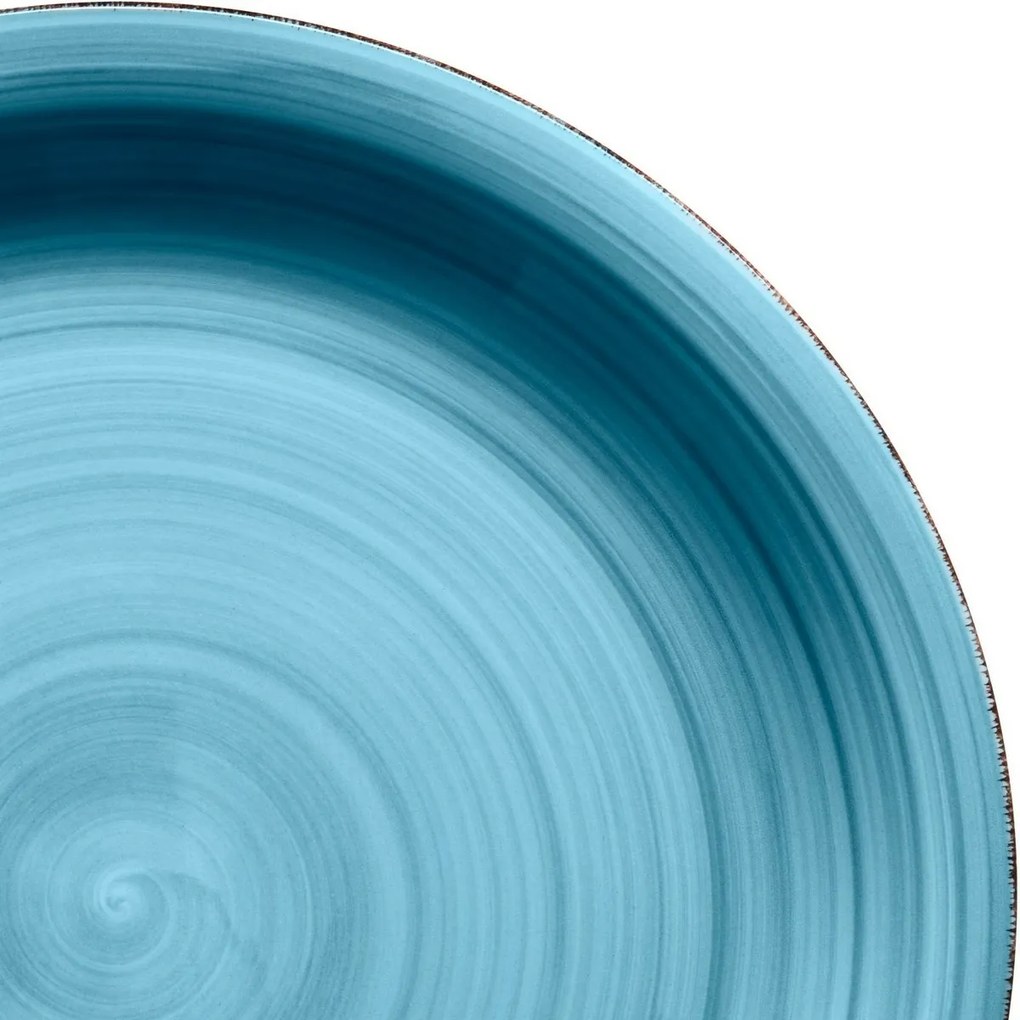 Mäser Set of 6 shallow plates Bel Tempo 27 cm,blue