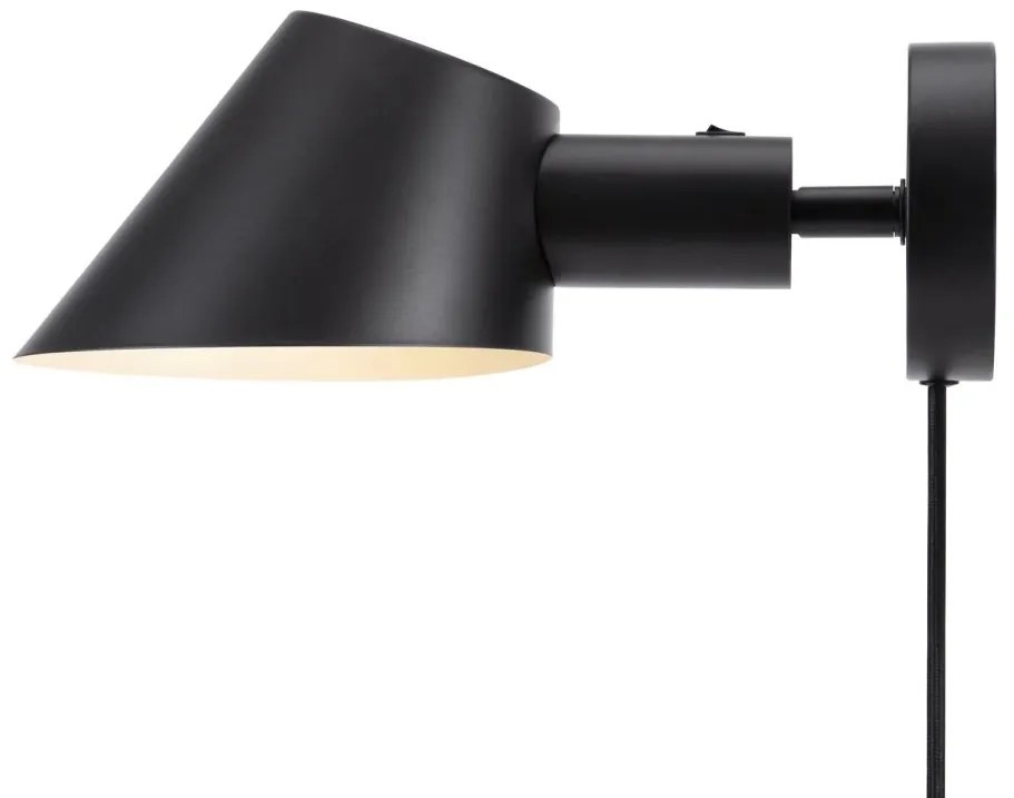 Aplica de perete design modern Stay negru