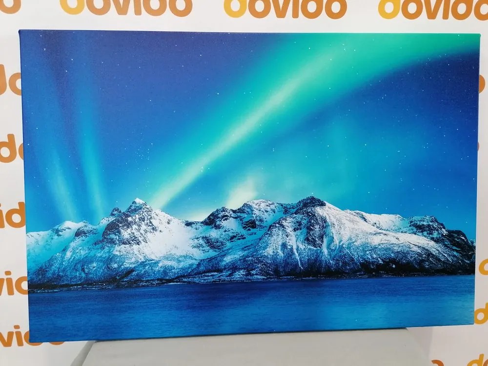 Tablou aurora polară arctică