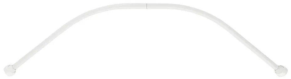 WENKO 19219100 - Bară de duș 80x90 cm albă