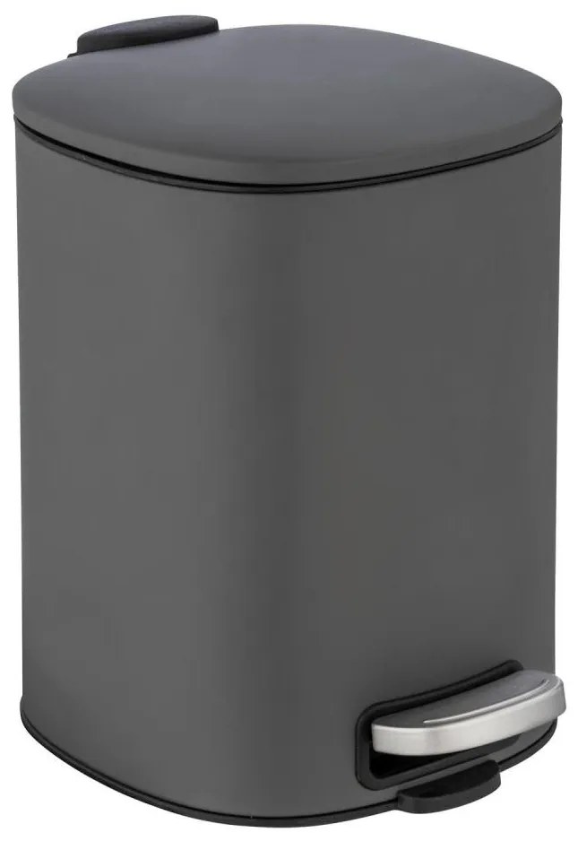 WENKO 24780100 - Coș ALASSIO, 20,5 x 27 cm, gri/negru