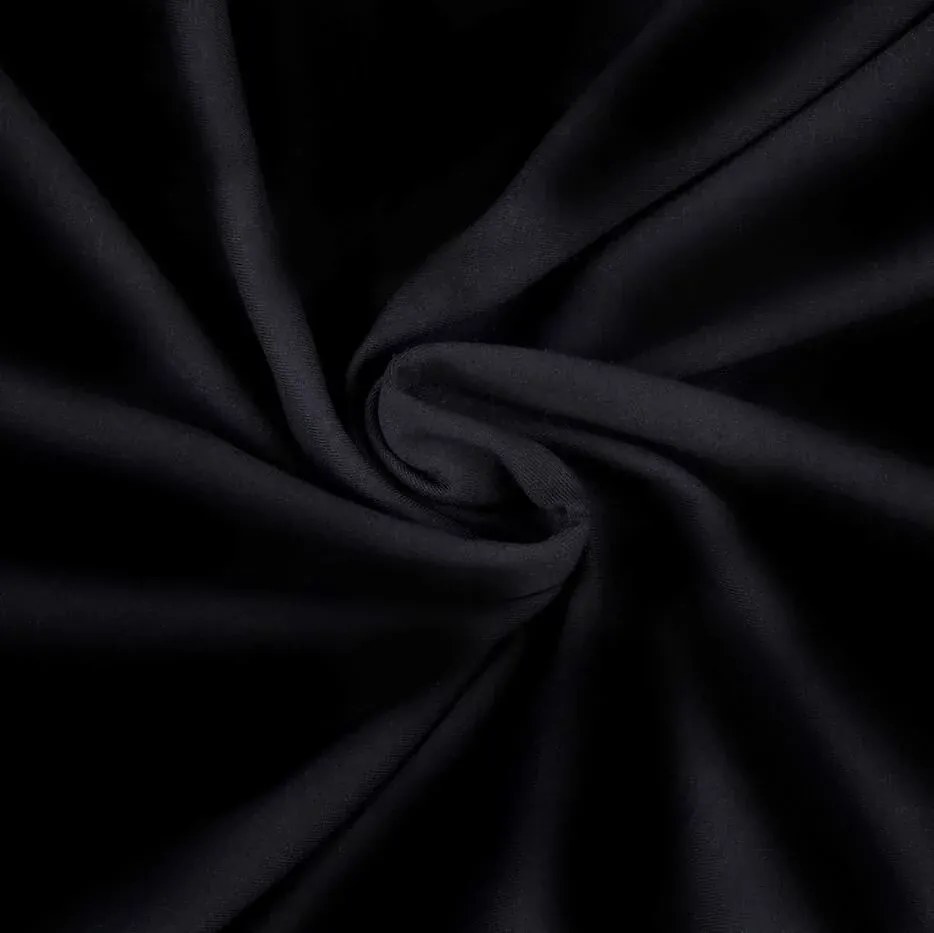 Cearșaf jersey 180x200 cm - negru
