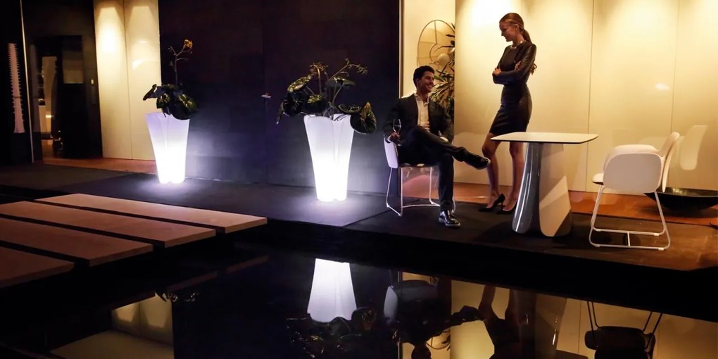 Masa de exterior / interior design modern premium PEZZETTINA TABLE 80x80x73 56013 Vondom