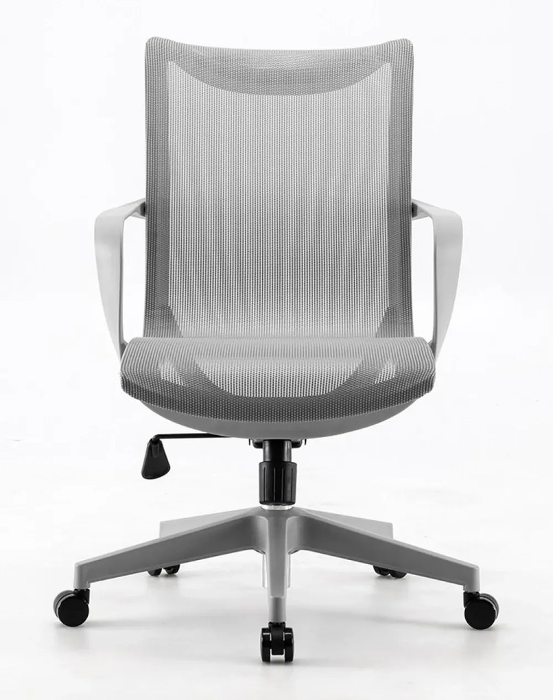 SIHOO M77 Scaun ergonomic, design dintr-o bucata, pivotant, reglare pe inaltime, mecanism inclinare/blocare, Full Mesh, Gri