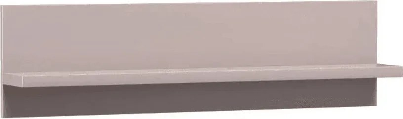 Polita LINKASTYLE LS10, casmir, PAL laminat, 120x18x32 cm