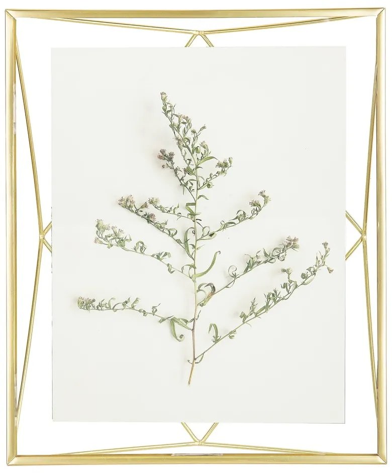 Ramă foto aurie din metal 25x30 cm Prisma – Umbra